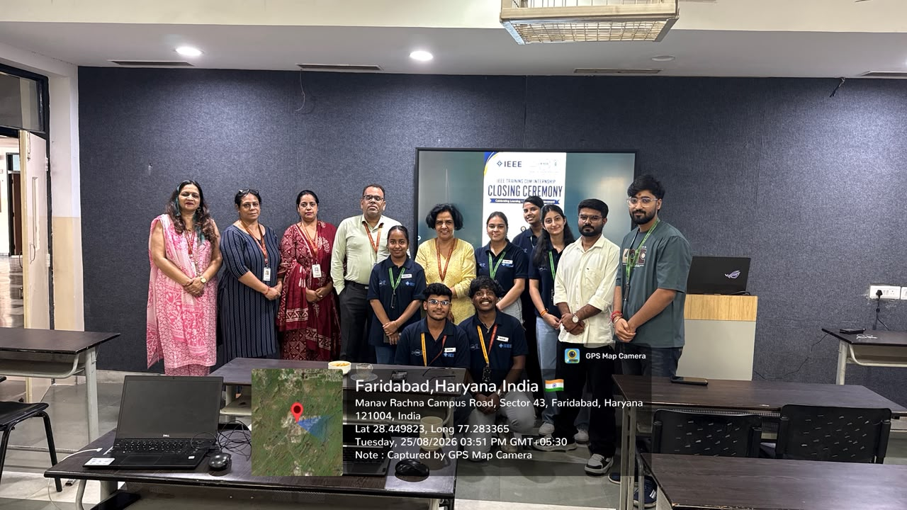 IEEE Training Cum Internship Closing Ceremony